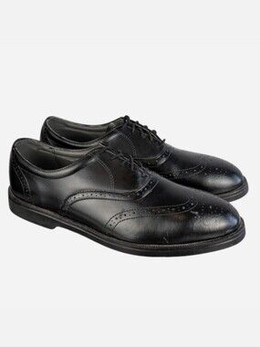 Red Wing 8701 Black Leather Wingtip Steel Toe Oxford USA Size 12D